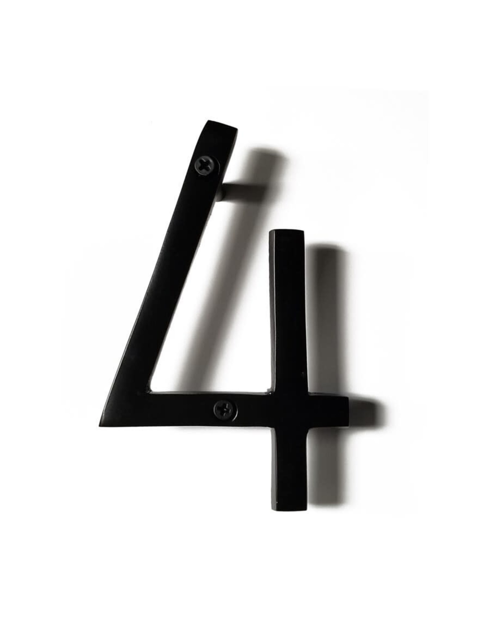 Black aluminum number 4