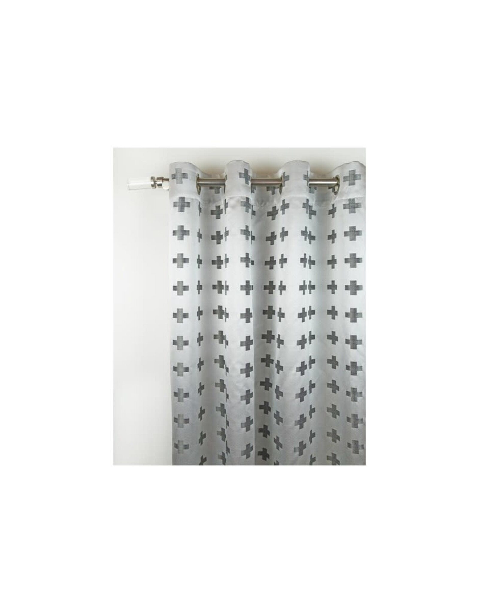 Geneva Grommet Panel Grey 54"x96"