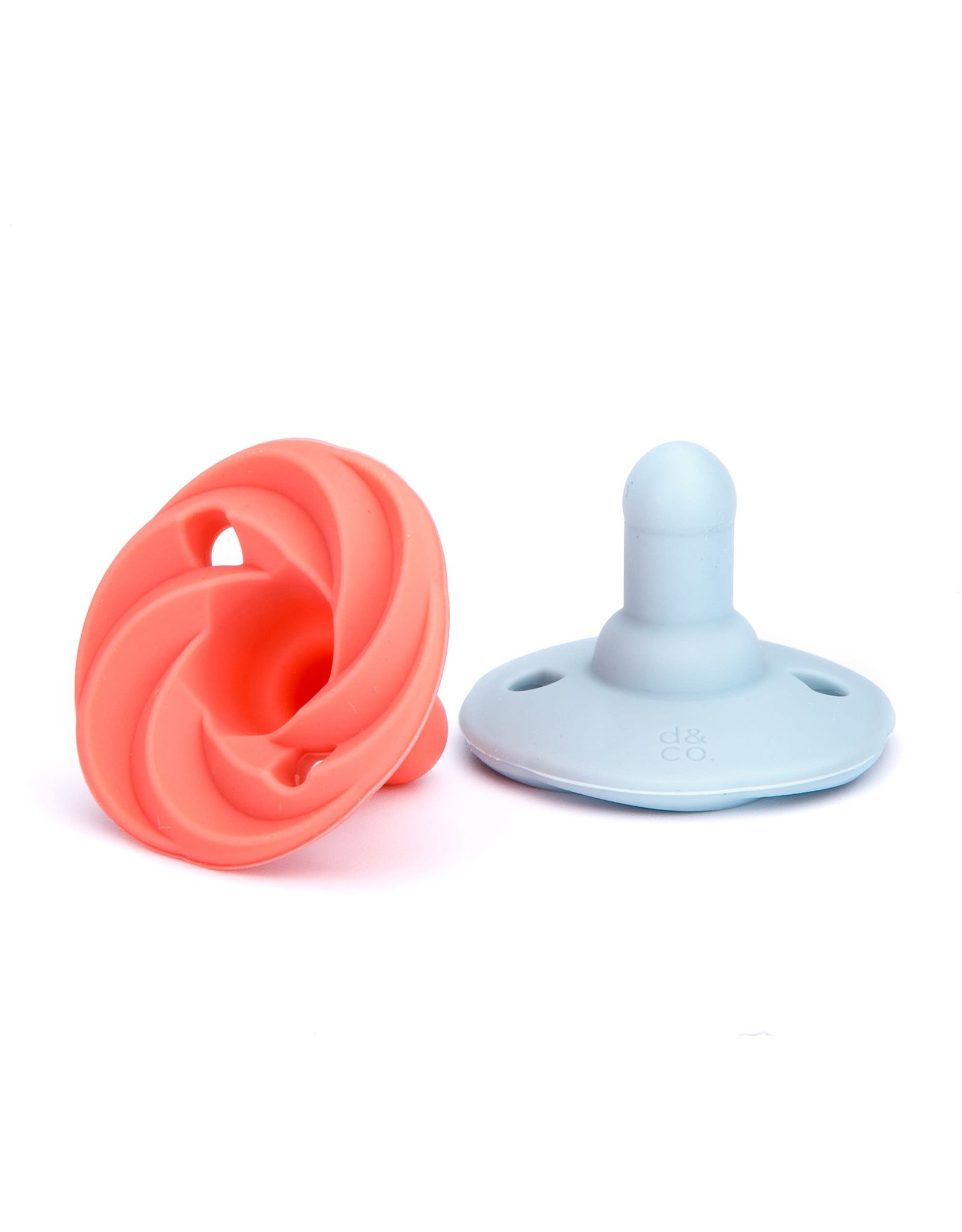 Holland pop pacifier- peach/cloud 9