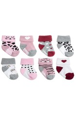 8 pack infant socks- Little kitty 0-6M