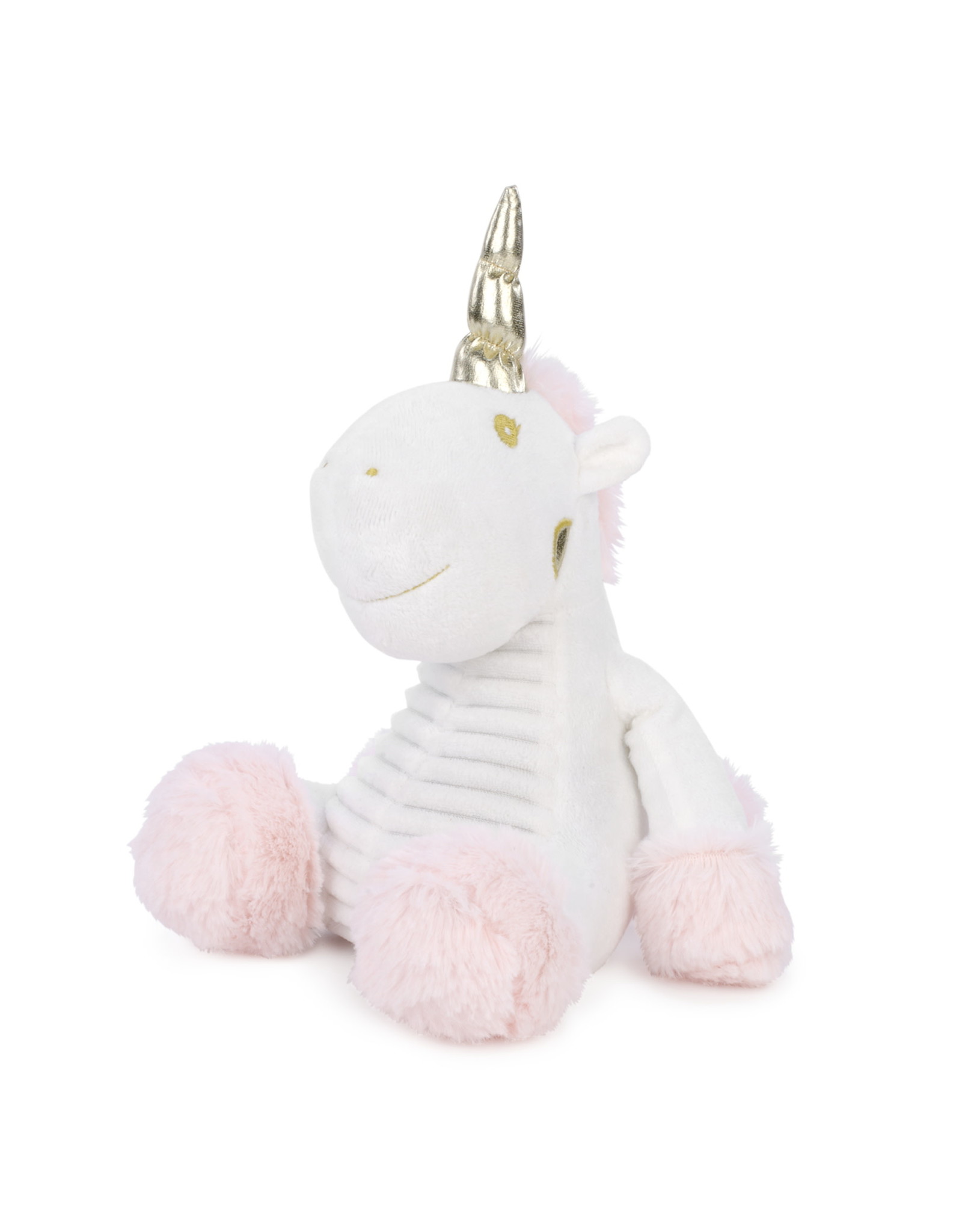 Unicorn door stopper in white & pink