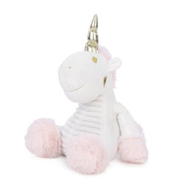 Unicorn door stopper in white & pink