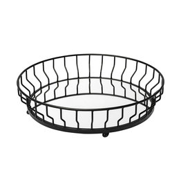 Helena Black Metal Mirrored Tray