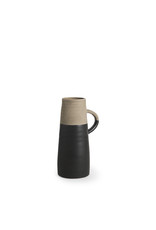 Garand Small Ceramic Jug - Black/Natural