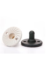 Tokyo pop pacifier dove/coal 0-1M+