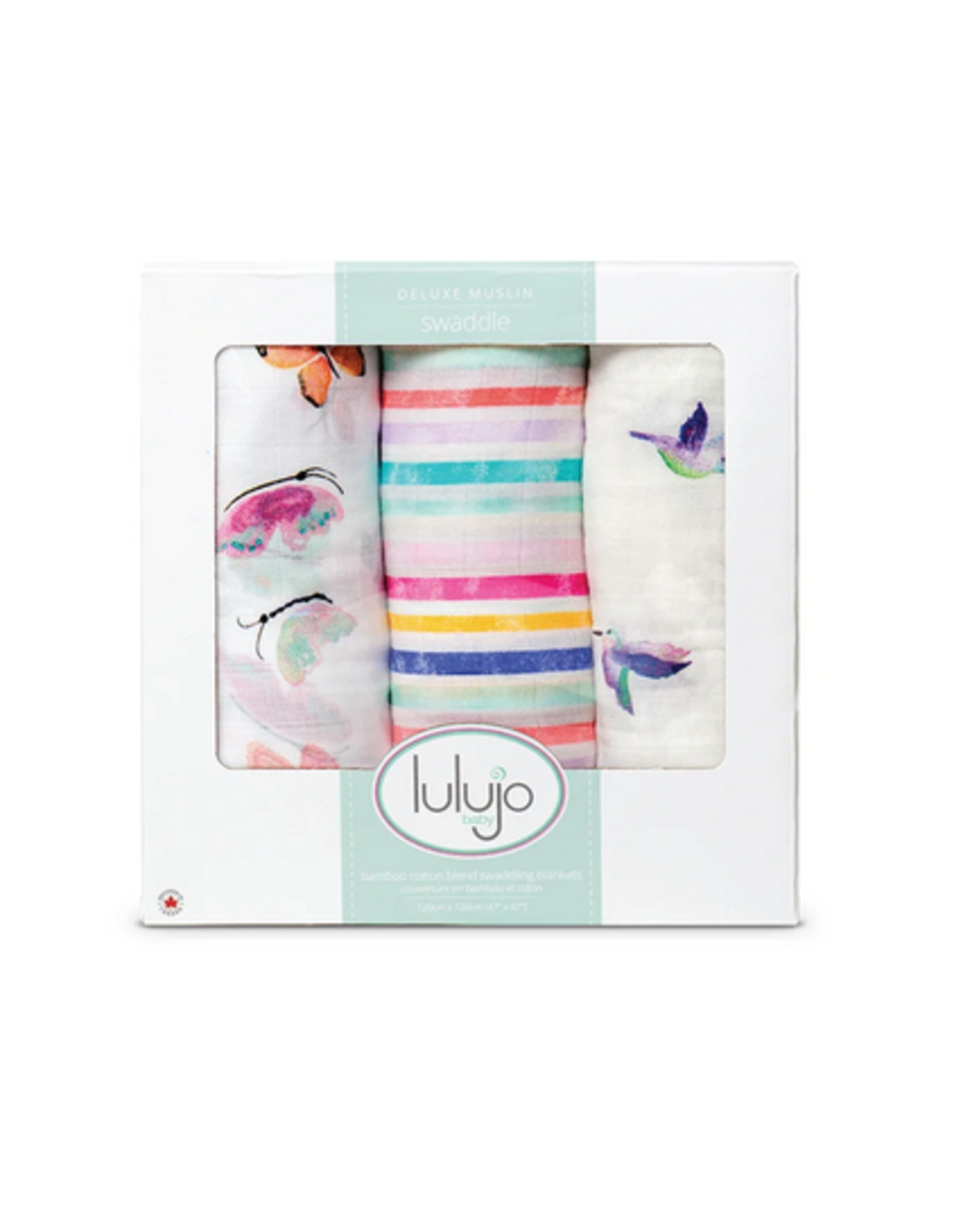 Bamboo swaddle- Garden friends