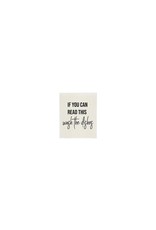 If You Can Read Sponge Cloth