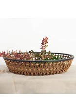 Rattan Round Woven Tray
