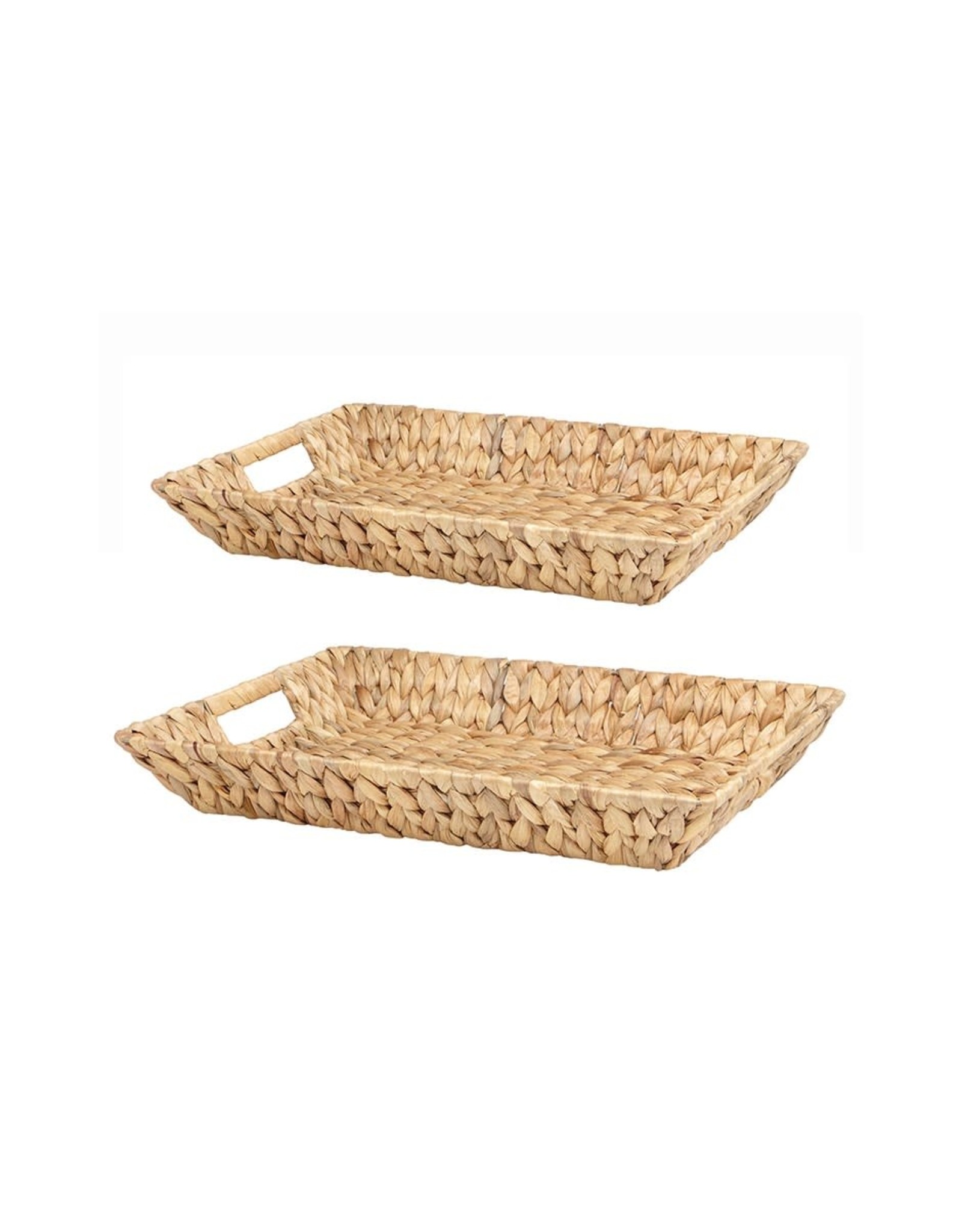 Palma Woven Tray with Handle Rectangle Large