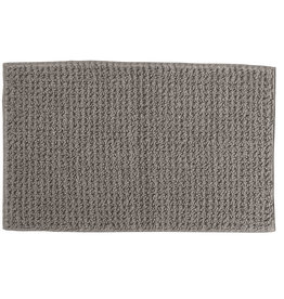 Waffle Reversible Cotton Rug - Anthracite Grey 20x72