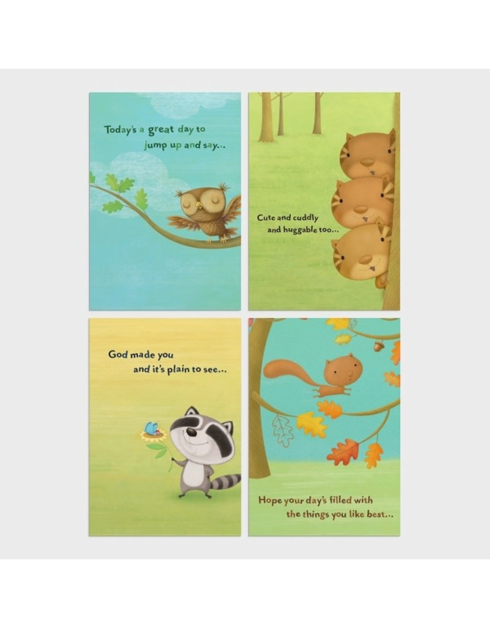 BDay Woodland Creatures Boxed Cards