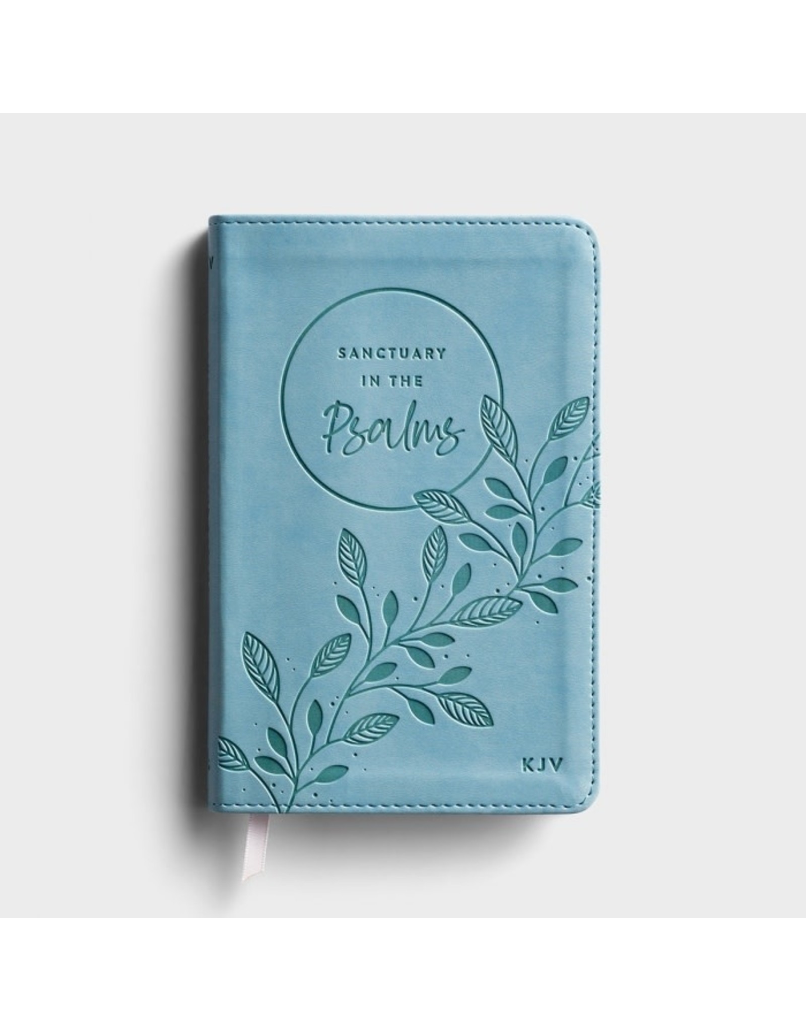 Sanctuary in the Psalms - KJV blue leather