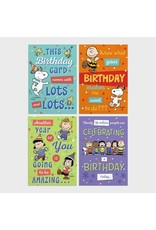 peanuts birthday boxed cards