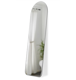 Hubba Arched Leaning Mirror - Titanium
