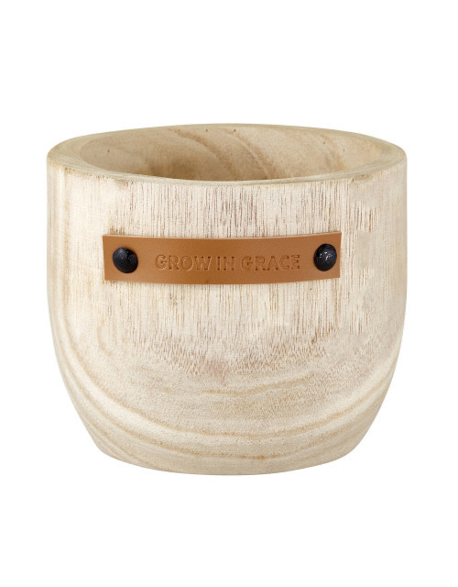 Wood planter-Grow in grace