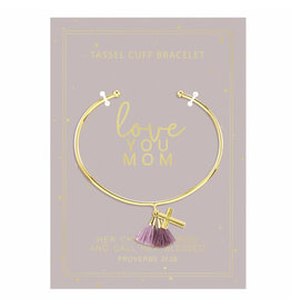 Tassel cuff-Love you mom