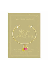 Tassel cuff-You are amazing
