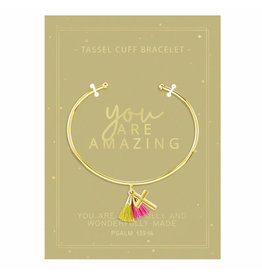 Tassel cuff-You are amazing