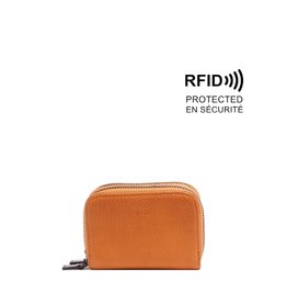 Mari card case-Caramel