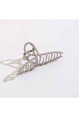 Claw clip- Twist silver