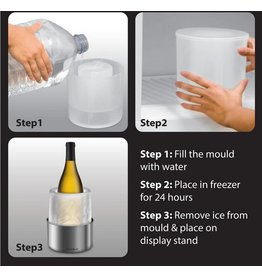 Bottle ice mould & cooler