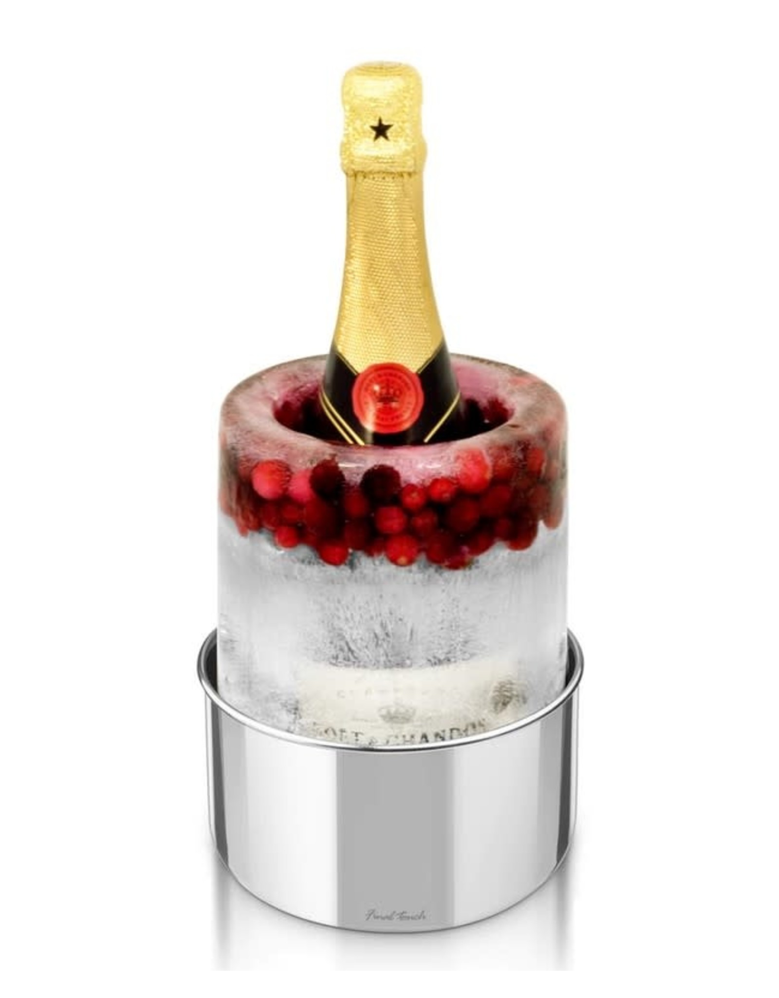Bottle ice mould & cooler