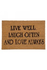 live well coir mat