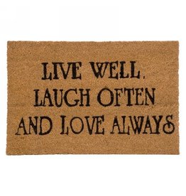 live well coir mat