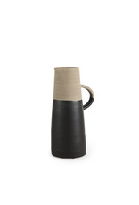Garand Medium Ceramic Jug - Black Natural