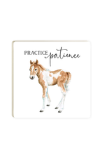 practice patience coaster