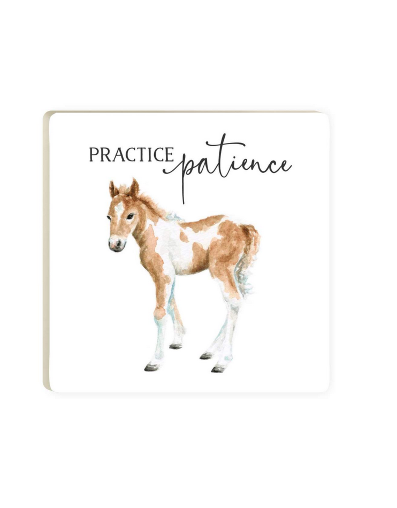 practice patience coaster