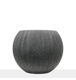 nature ridge ball planter, black