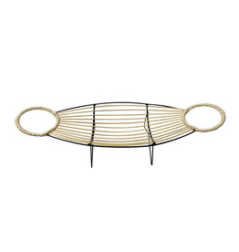 Metal / Rattan basket