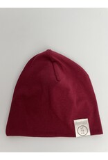 Maroon Slouchie beanie 3-6 months
