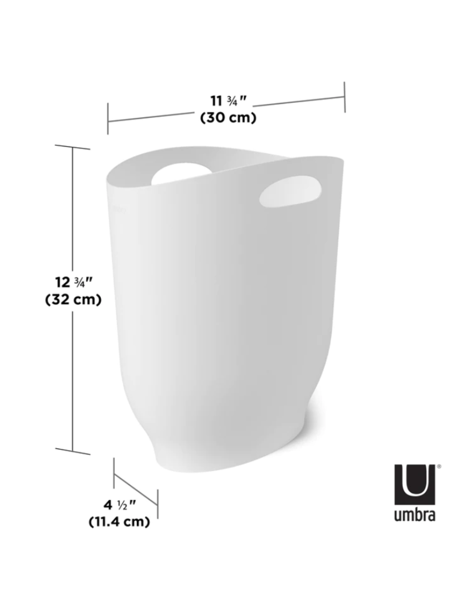 Harlo Trash Can - White