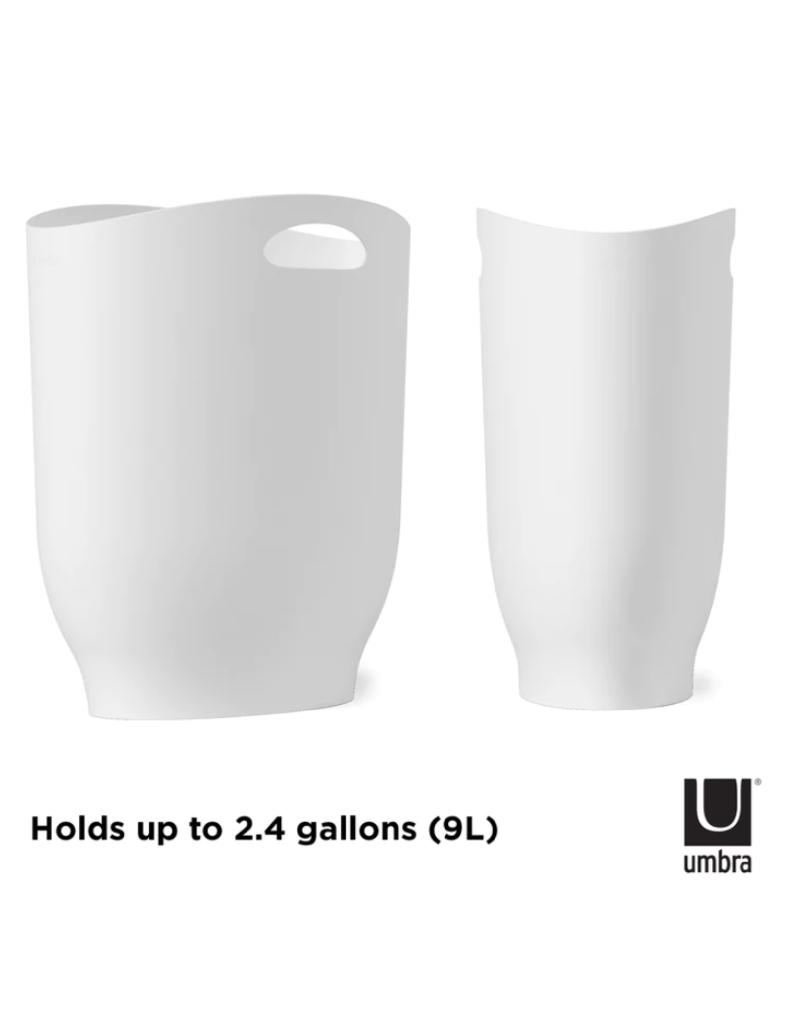 Harlo Trash Can - White