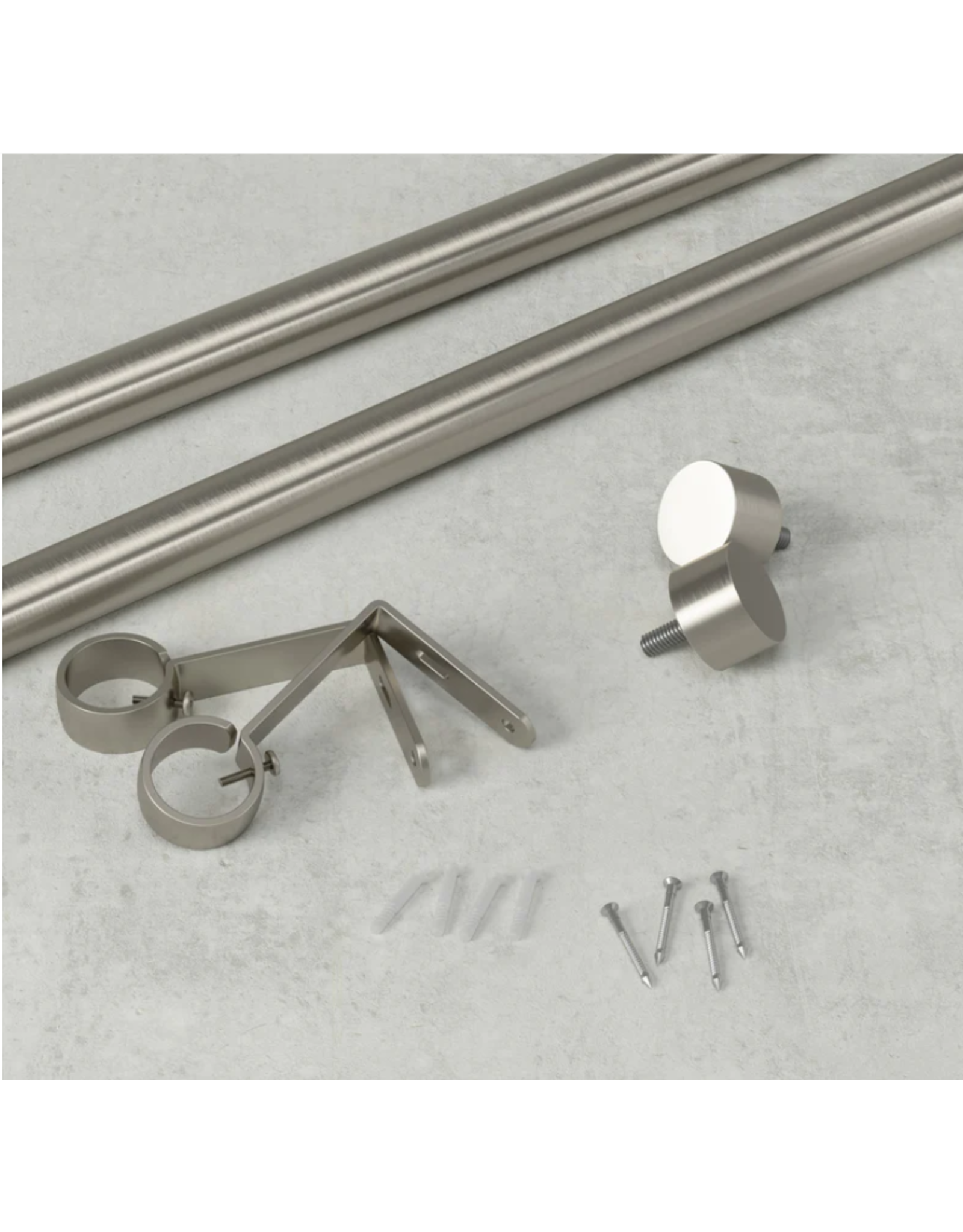Cappa 1" Rod 36" - 66" Nikl/Stl