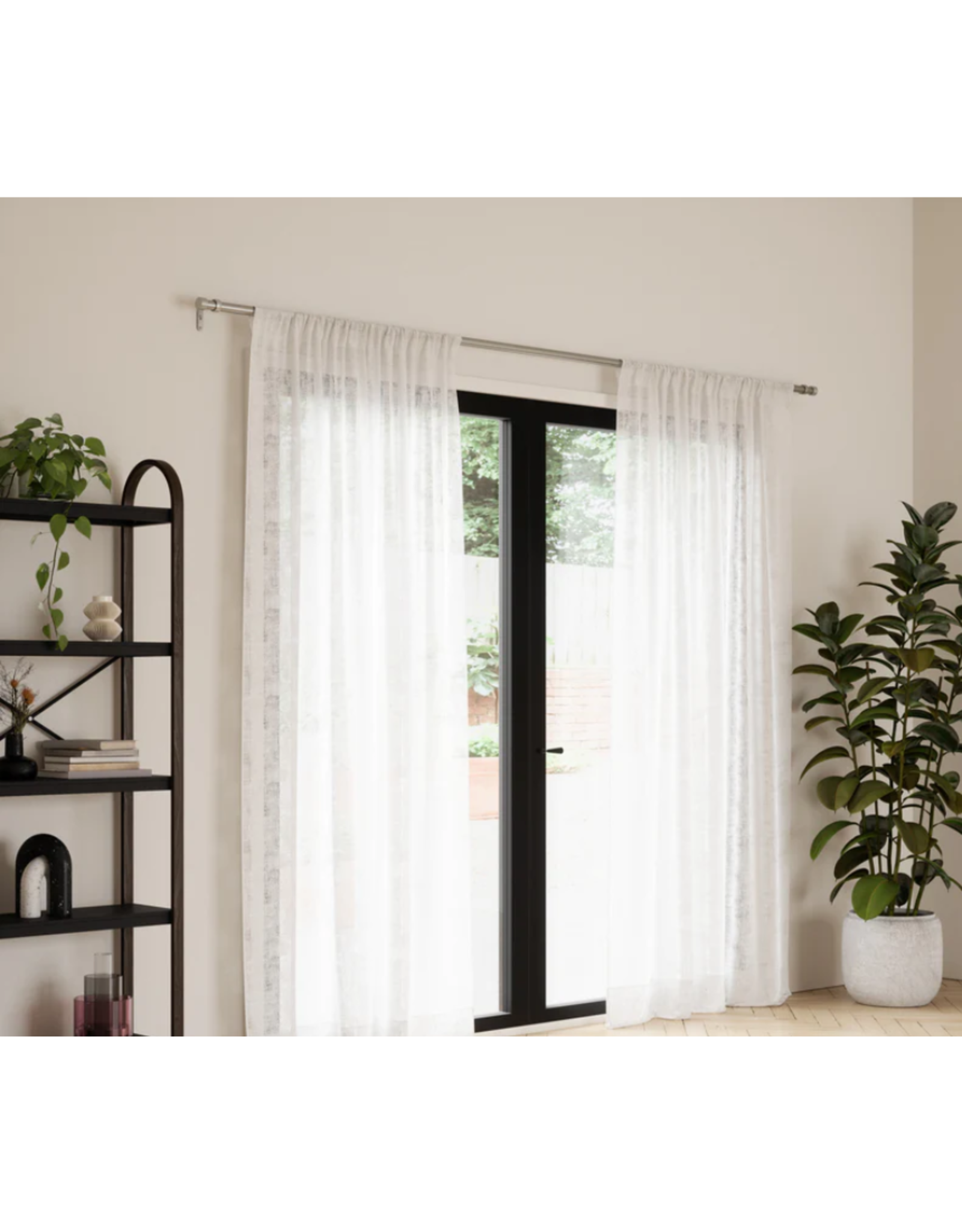 Cappa 1" Rod 36" - 66" Nikl/Stl