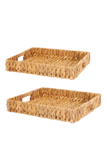 Palma Woven Tray  Square Natural Large