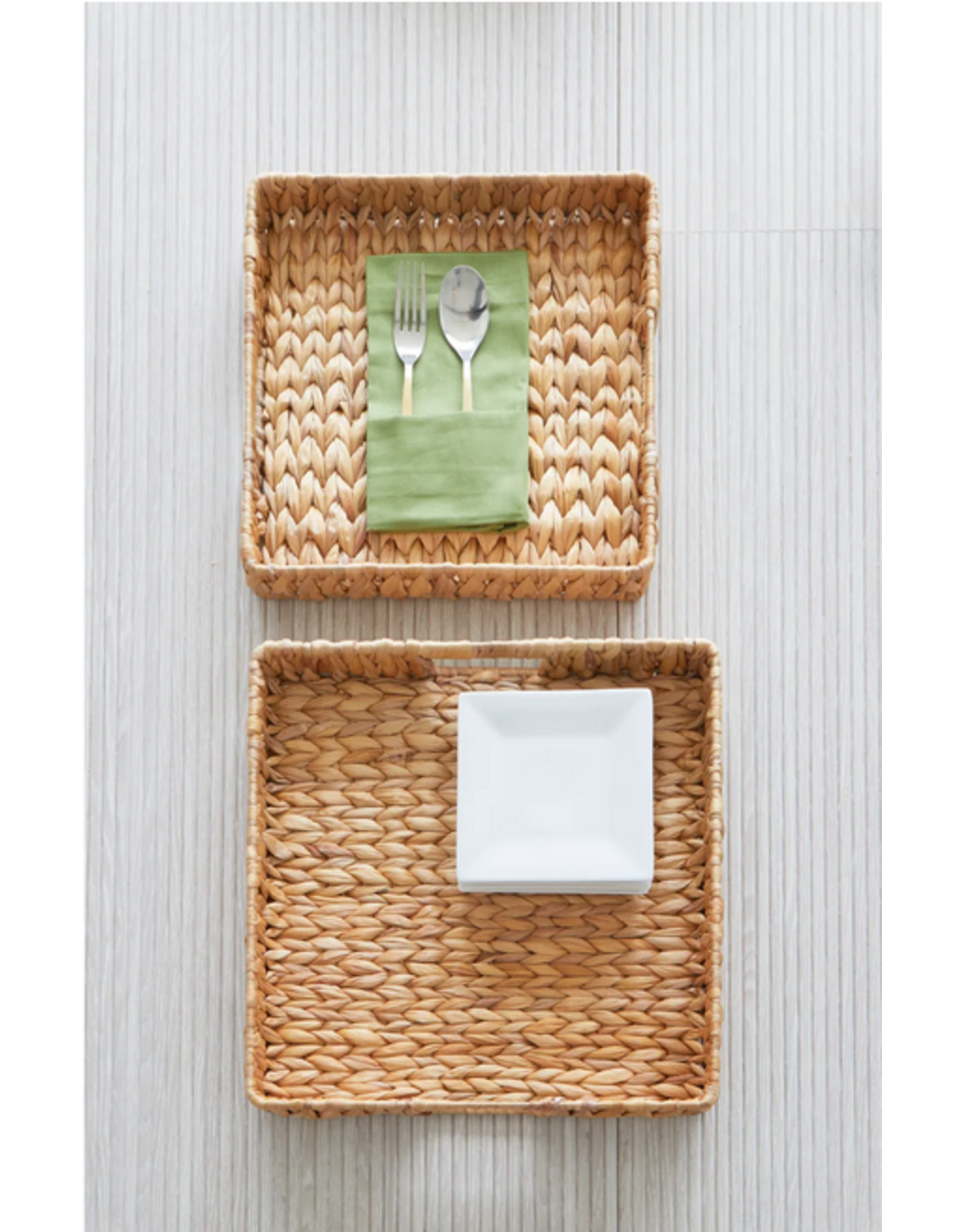 Palma Woven Tray  Square Natural Large