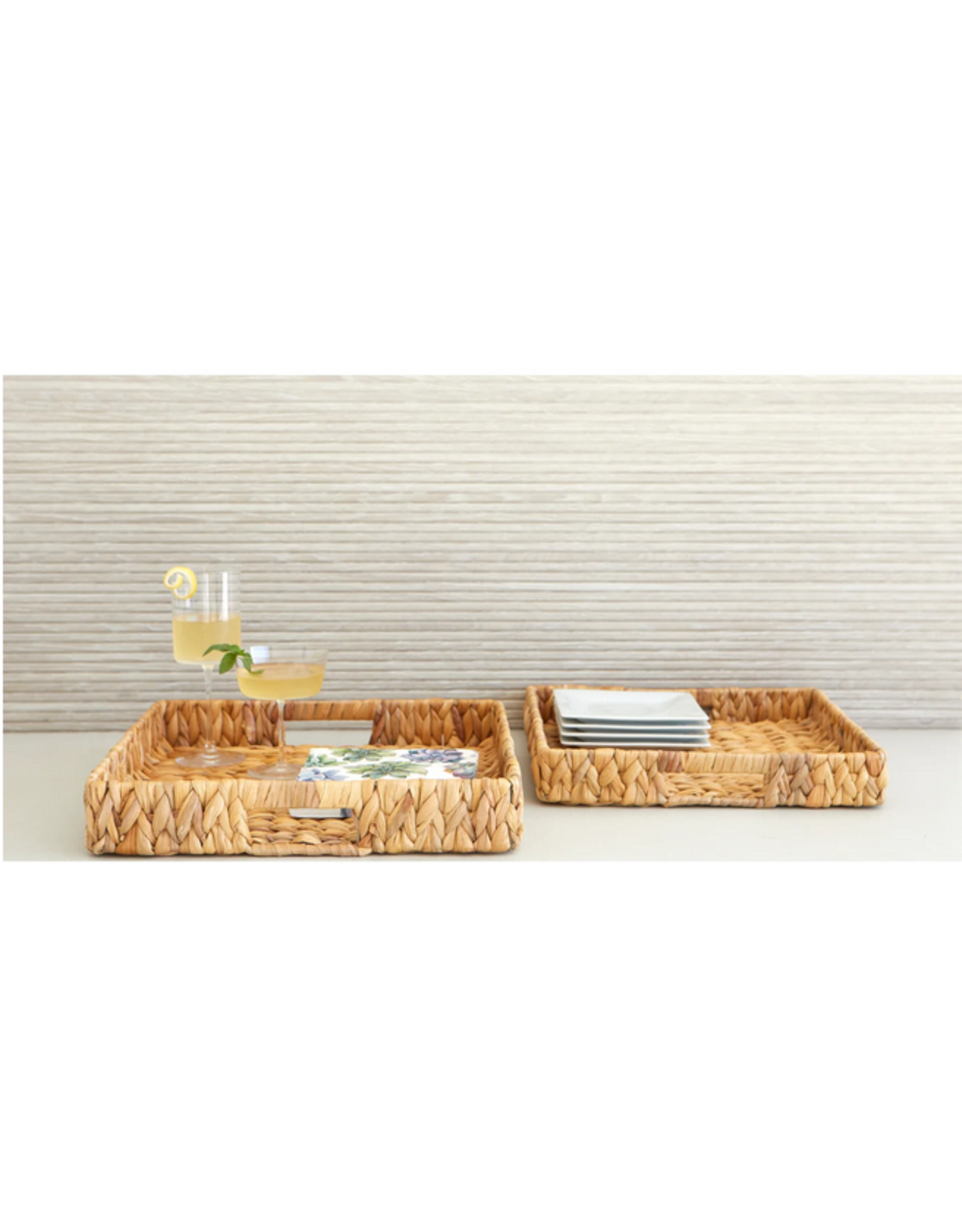 Palma Woven Tray  Square Natural Large