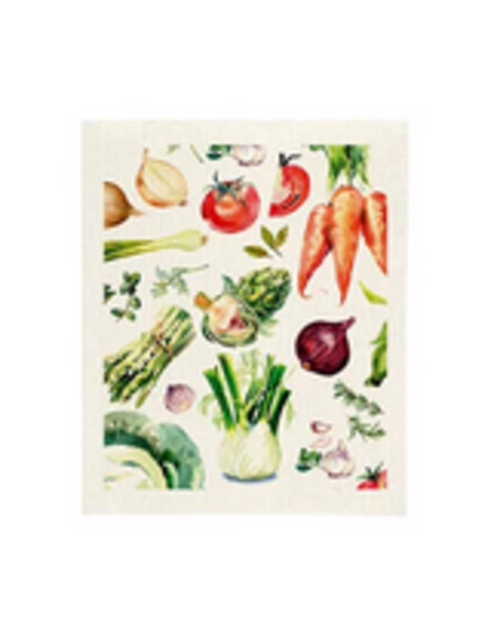 Fresh Veggies Sponge Cloth Multi