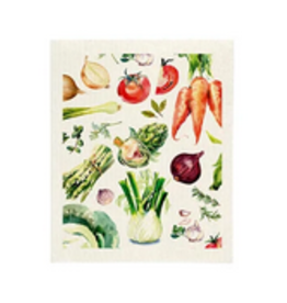 Fresh Veggies Sponge Cloth Multi