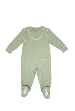 Sleeper Olive Fleck 0-3M