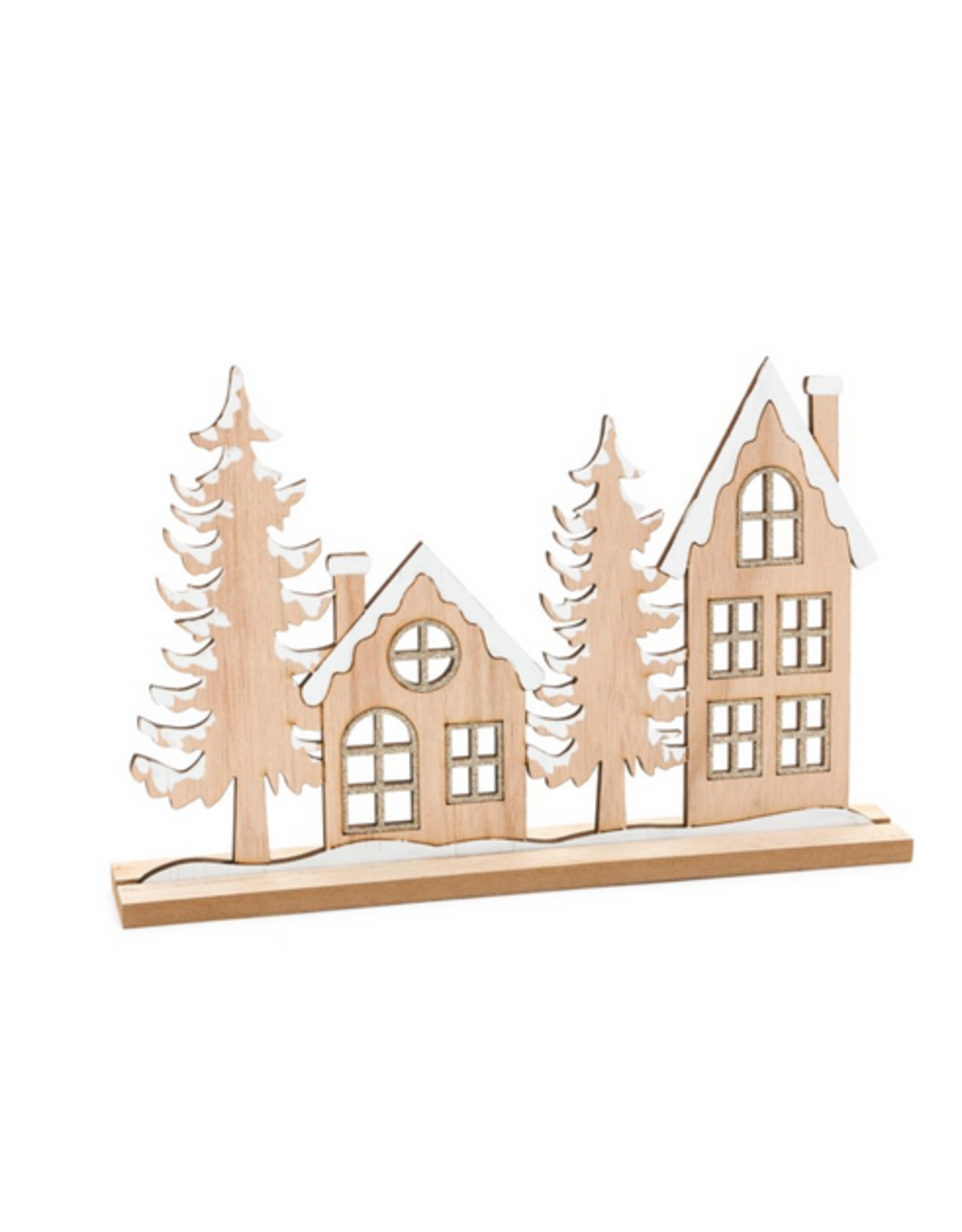 Deco House w/Trees