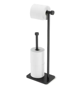Cappa Toilet Paper Stand & Reserve-black