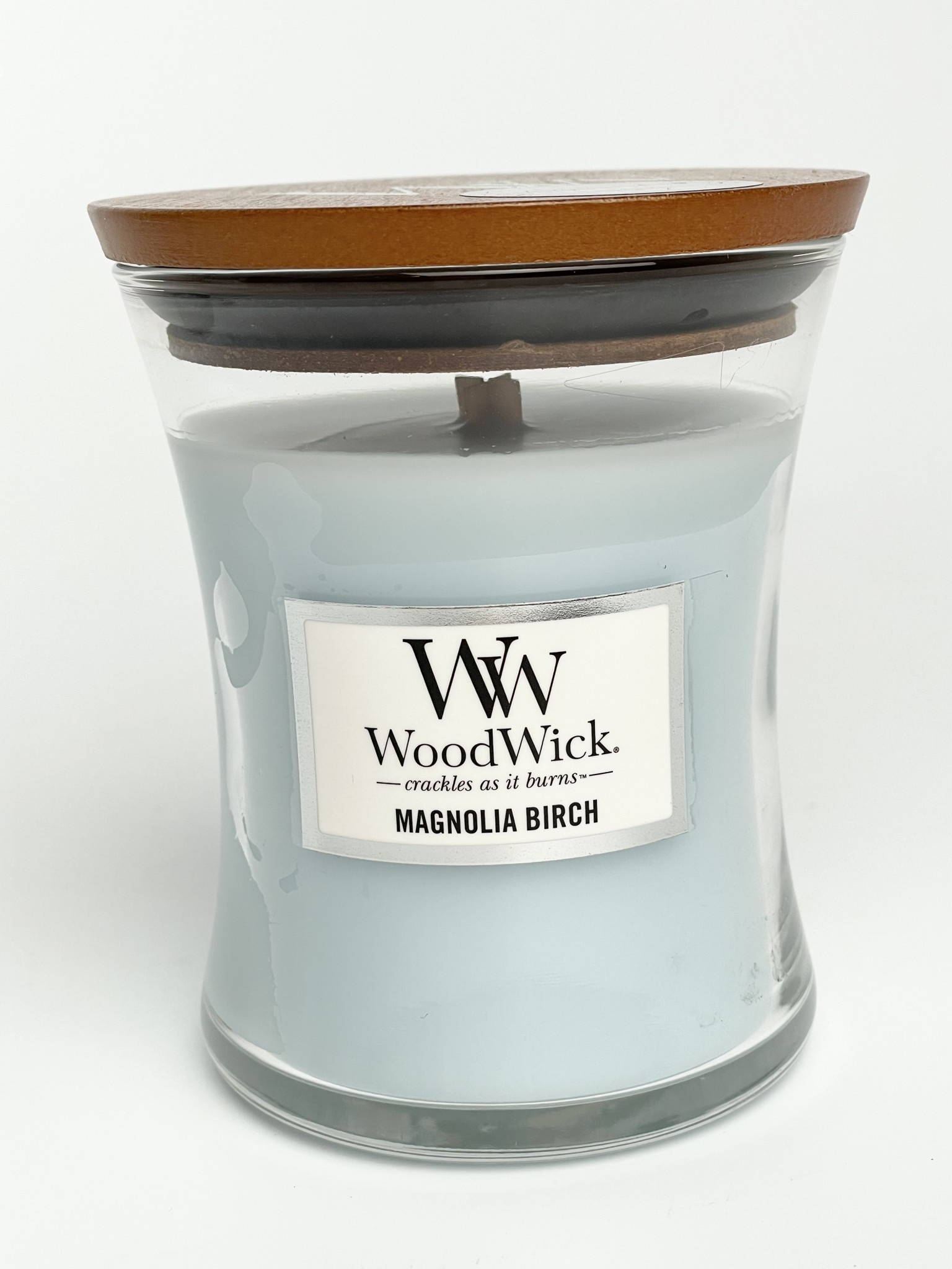 WoodWick Magnolia Birch - Medium Hourglass Candle