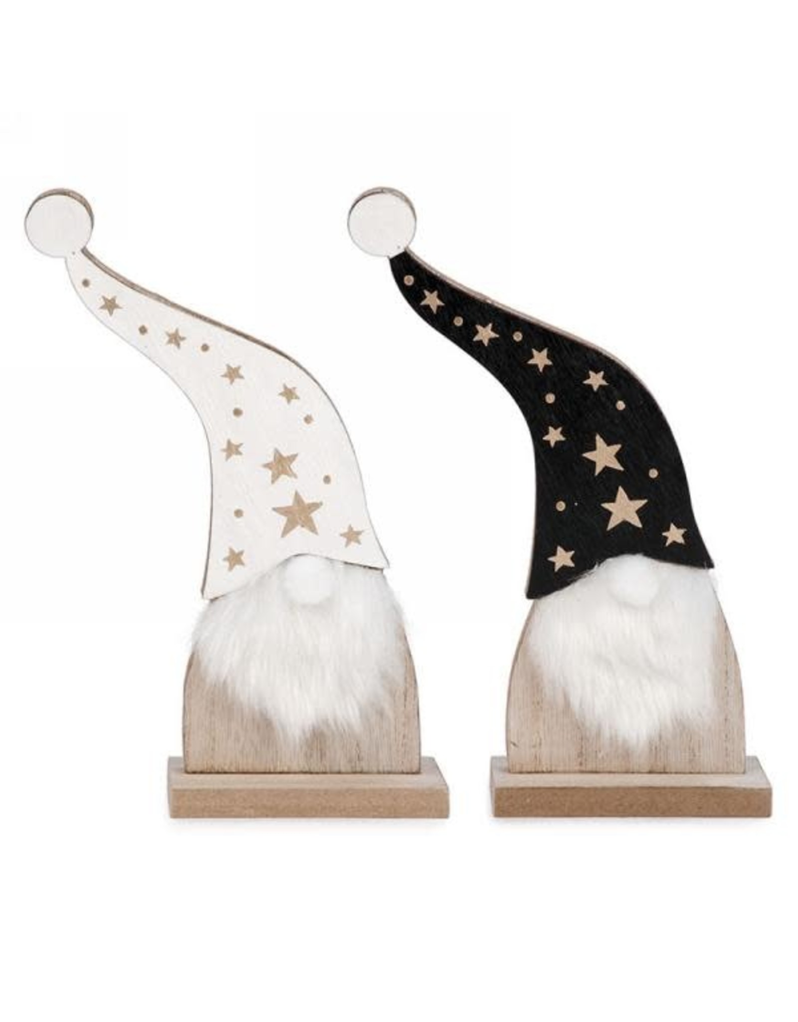 Decor gnome with faux fur - Assorted