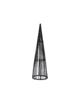 Black Decorative Tree Cone