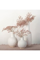 White Textured Vase - Small
